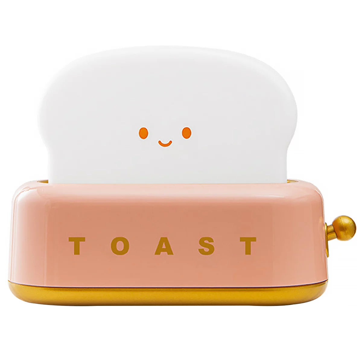 Toast Dorm Room Decor Night Lamp,Cute Bread Led Night Light USB Rechargeable Kawaii Portable Light with Timer Funny Bedroom Bedside Sleep Lamps for Birthday Gift Baby Kids Girls Teens Red